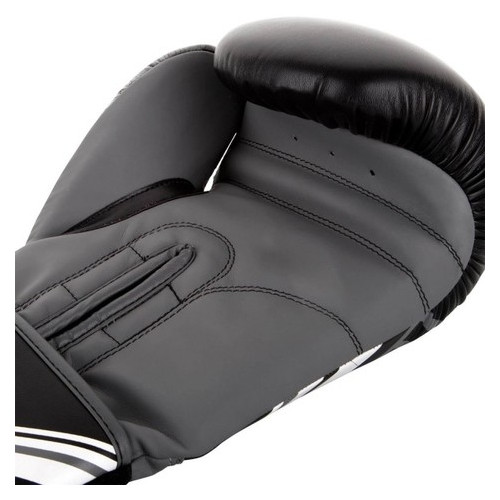 Боксерські рукавички Ringhorns Nitro Чорні з білим (10 oz) фото №3