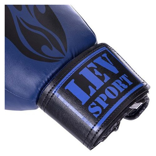 Рукавички боксерські Lev Sport Клас LV-2958 10oz Синій (37423032) фото №3