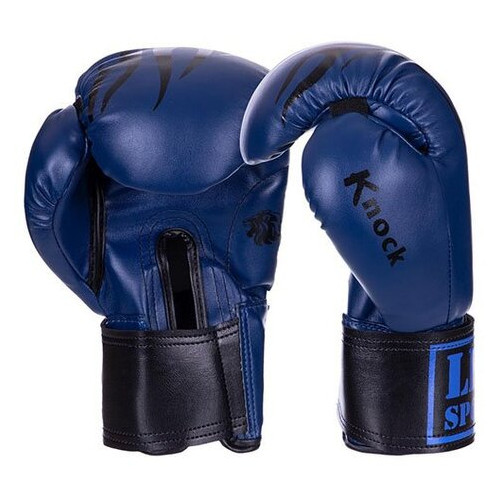 Боксерські рукавички Lev Sport Клас LV-2958 12oz Синій (37423032) фото №2