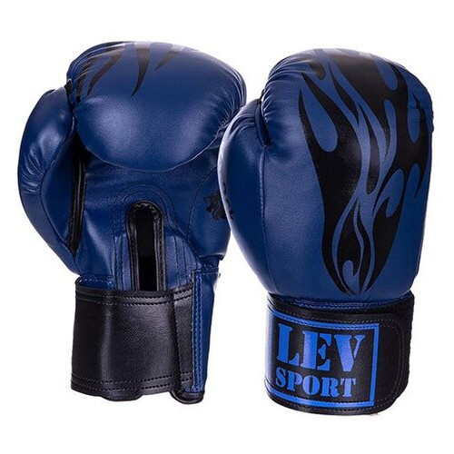 Боксерські рукавички Lev Sport Клас LV-2958 12oz Синій (37423032) фото №1