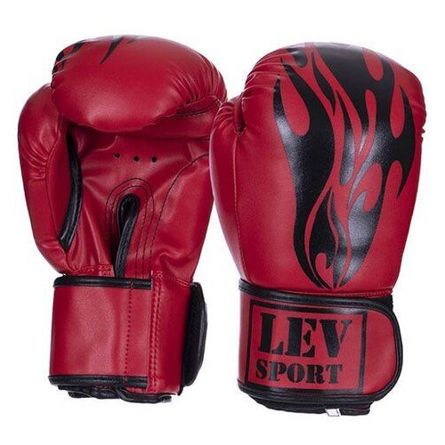 Боксерські рукавички Lev Sport Клас LV-2958 12oz Червоний (37423032) фото №1