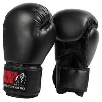 Боксерські рукавички Gorilla Wear Mosby 16oz Чорний (37369008) фото №1