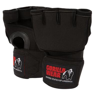 Рукавички Gorilla Wear Gel Glove Wraps S/M Чорно-білий (37369013) фото №1