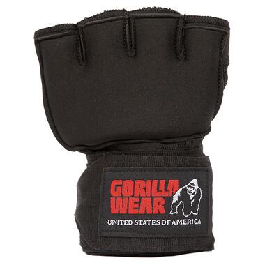 Рукавички Gorilla Wear Gel Glove Wraps S/M Чорно-білий (37369013) фото №3
