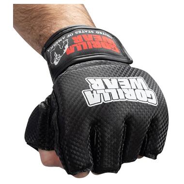 Рукавички Gorilla Wear Manton MMA Gloves L/XL Чорно-білий (37369009) фото №6