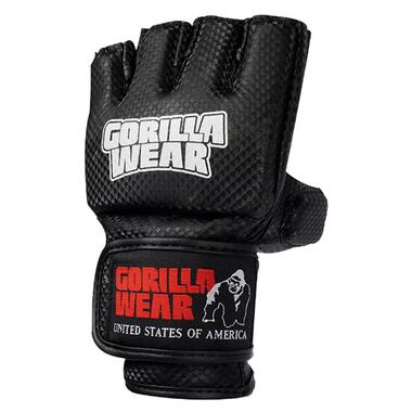 Рукавички Gorilla Wear Manton MMA Gloves L/XL Чорно-білий (37369009) фото №2