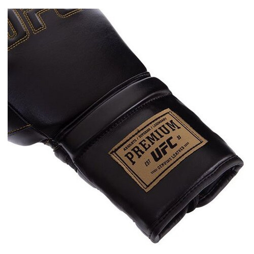 Боксерські рукавички UFC Pro Prem Lace Up UHK-75044 12oz Чорний (37512012) фото №3