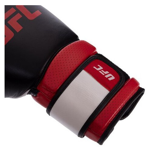 Боксерські рукавички UFC Pro Training UHK-69989 12oz Червоно-чорний (37512015) фото №3