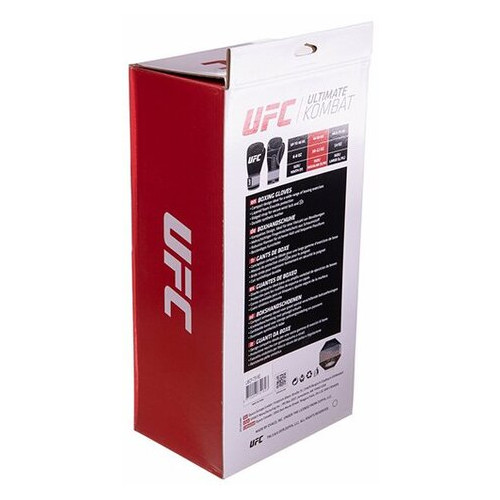 Боксерські рукавички UFC Boxing UBCF-75180 12oz Чорний (37512026) фото №6