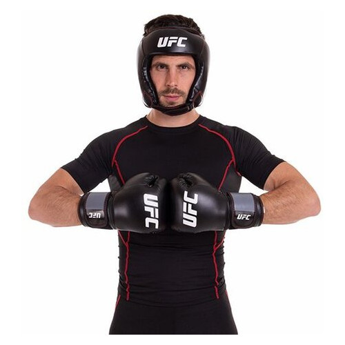 Боксерські рукавички UFC Boxing UBCF-75181 14oz Чорний (37512027) фото №7