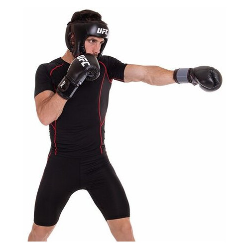 Боксерські рукавички UFC Boxing UBCF-75181 14oz Чорний (37512027) фото №9