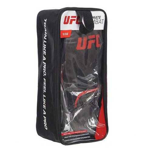 Боксерські рукавички UFC Myau Thai Style UHK-69673 12oz Чорний (37512029) фото №8