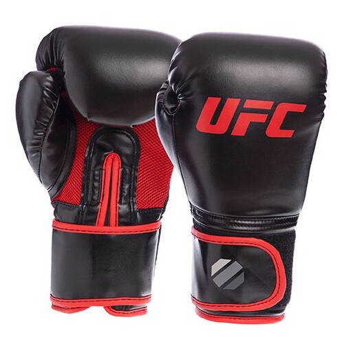 Боксерські рукавички UFC Myau Thai Style UHK-69673 12oz Чорний (37512029) фото №1