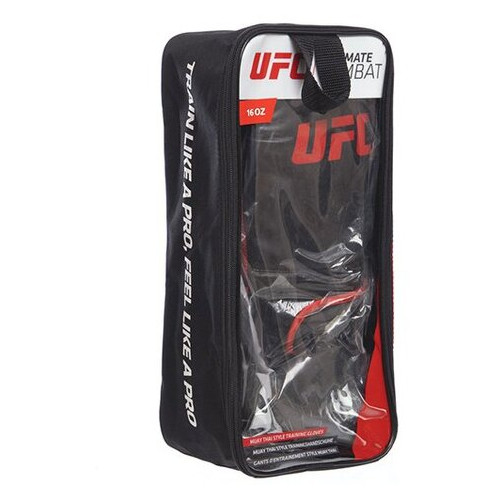 Боксерські рукавички UFC Myau Thai Style UHK-69744 16oz Чорний (37512030) фото №8