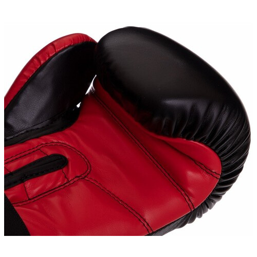 Рукавички боксерські UFC Pro Compact UHK-69999 L Червоно-чорний (37512059) фото №4