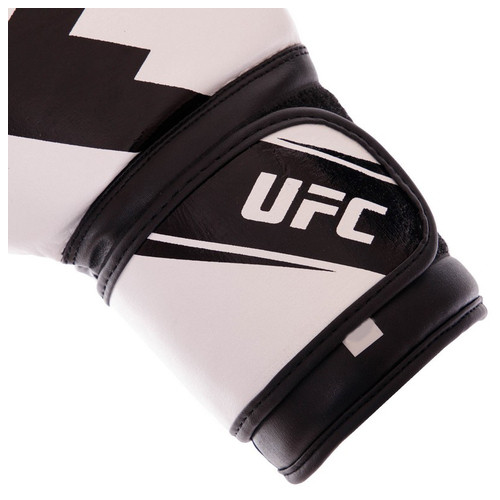 Рукавички боксерські UFC Rush BO-0574 10oz Біло-чорний (37512054) фото №3