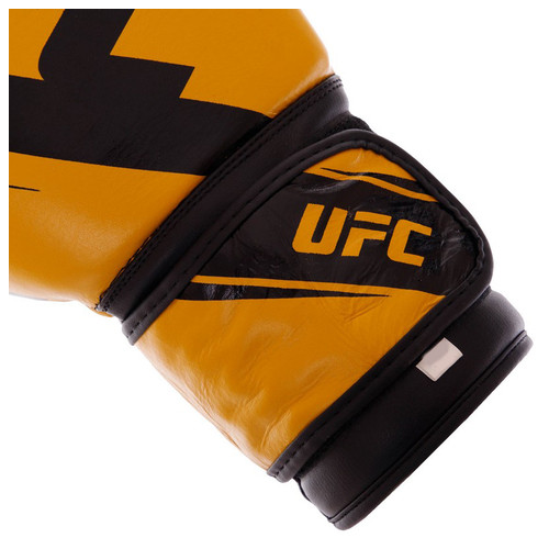 Рукавички боксерські UFC Rush BO-0574 10oz Жовто-чорний (37512054) фото №3