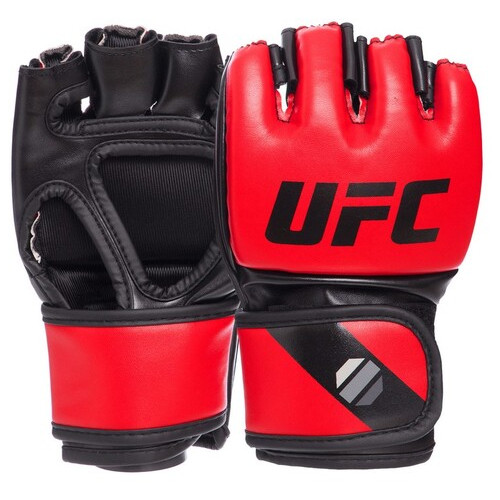 Рукавички гібридні для єдиноборств ММА UFC Contender UHK-69140 L/XL Червоний (37512094) фото №6