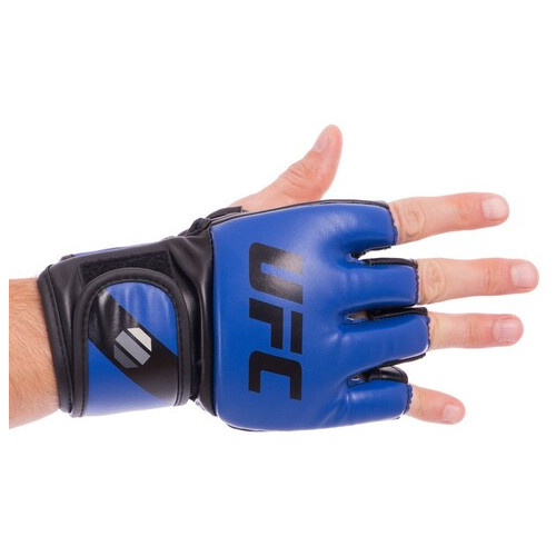 Рукавички гібридні для єдиноборств ММА UFC Contender UHK-69142 L/XL Синій (37512099) фото №2