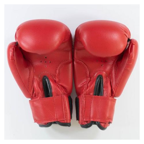 Боксерські рукавички BoyBo Basic 12 OZ иск.кожа Червоний (SF1-43-12) фото №4