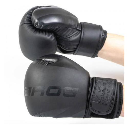 Боксерські рукавички BoyBo Basic 6 OZ иск.кожа Чорний (SF2-75-06) фото №3