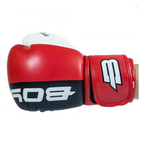 Боксерські рукавички BoyBo Speed Arm 10 OZ иск.кожа Червоний (SF4-43-10) фото №1