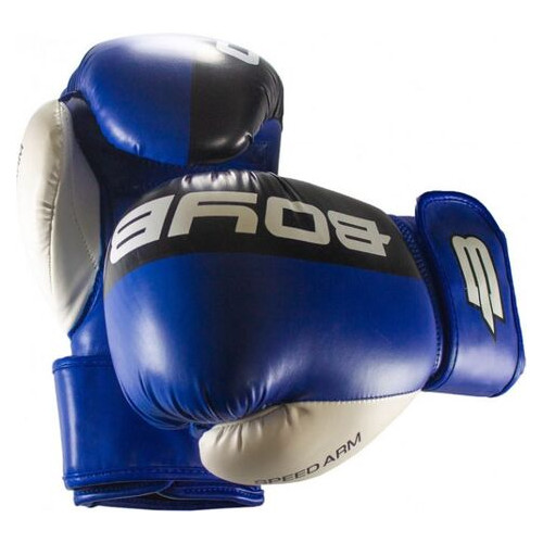 Боксерські рукавички BoyBo Speed Arm 12 OZ иск.кожа Синій (SF4-44-12) фото №1