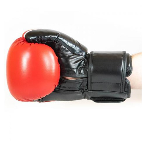 Боксерські рукавички BoyBo Ultra 10 OZ иск.кожа Червоний (SF5-43-10) фото №1