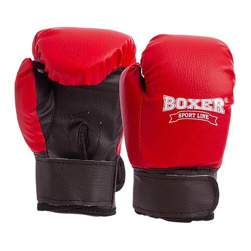 Боксерські рукавички дитячі Boxer 2026 4oz Червоний (37429499) фото №1