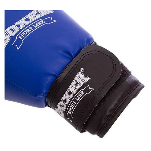 Боксерські рукавички Boxer Еліт 2022 10oz Червоно-чорний (37429459) фото №3