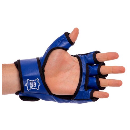 Рукавички для змішаних єдиноборств MMA Boxer 5020 XL Синій (37588009) фото №3