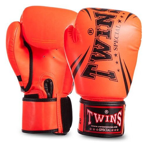Боксерські рукавички Twins FBGVSD3-TW6 12oz Темно-жовтогарячий (37426071) фото №1