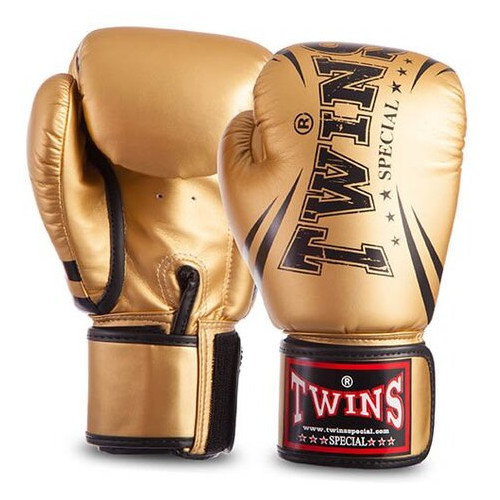 Боксерські рукавички Twins FBGVSD3-TW6 14oz Золотий (37426071) фото №1