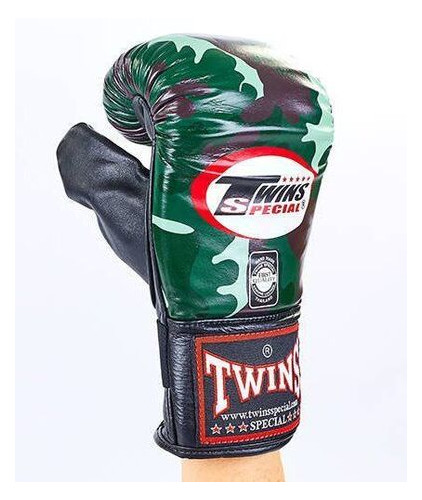 Снарядні рукавички Twins FTBGL-1F XL Зелений Камуфляж (37426011) фото №2