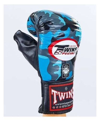 Снарядні рукавички Twins FTBGL-1F XL Синій Камуфляж (37426011) фото №2