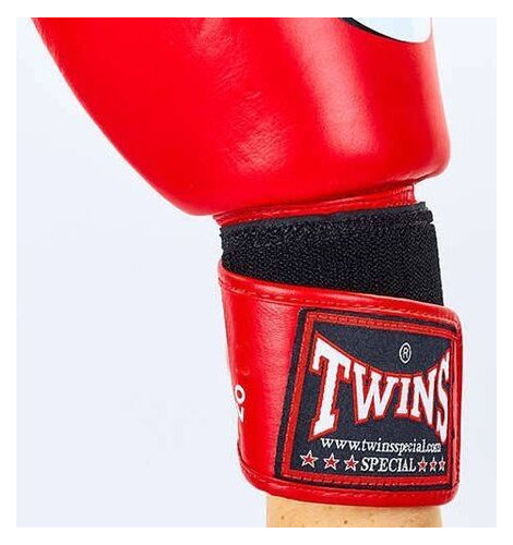 Боксерські рукавички Twins FBGV-25 16oz Червоний (37426025) фото №2