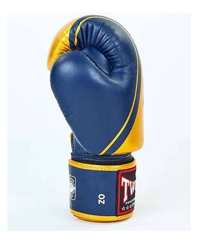 Боксерські рукавички Twins FBGV-TW4 16oz Синьо-золотий (37426048) фото №3