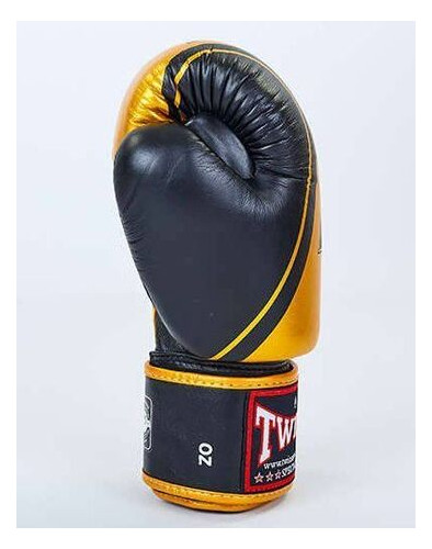 Боксерські рукавички Twins FBGV-TW4 16oz Чорно-золотий (37426048) фото №3