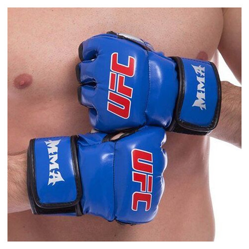 Рукавички для змішаних єдиноборств FDSO MMA BO-0397 L Синій (37508012) фото №3
