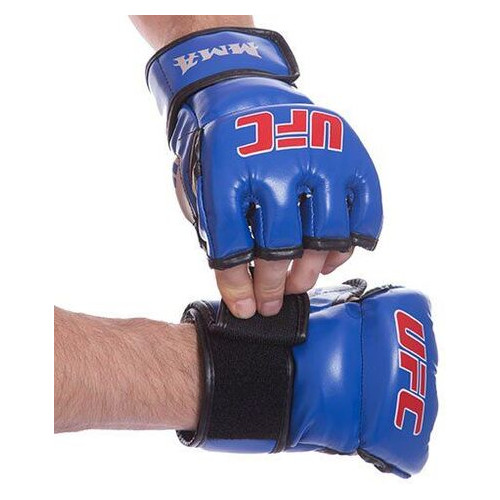 Рукавички для змішаних єдиноборств FDSO MMA BO-0397 L Синій (37508012) фото №1