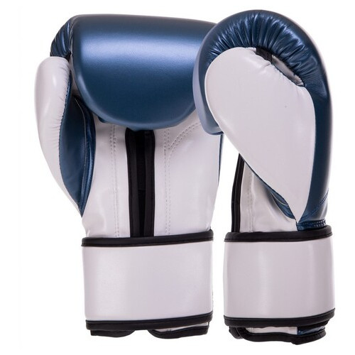 Рукавички боксерські FDSO Zhengtu BO-3781 12oz Синьо-білий (37508105) фото №3