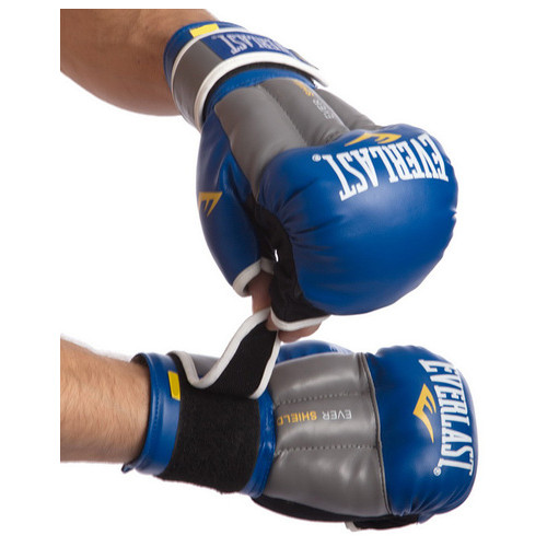 Рукавички для змішаних єдиноборств MMA FDSO ELS 0272 10oz Синьо-сірий (37508131) фото №1