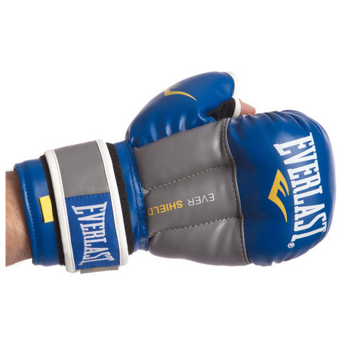 Рукавички для змішаних єдиноборств MMA FDSO ELS LD-P0000663 10oz Синьо-сірий (37508133) фото №4