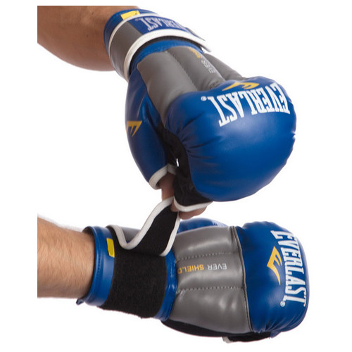 Рукавички для змішаних єдиноборств MMA FDSO ELS LD-P0000663 10oz Синьо-сірий (37508133) фото №1