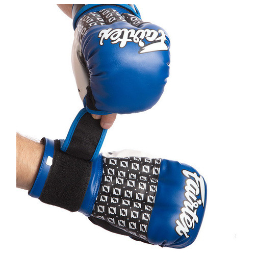 Рукавички для змішаних єдиноборств MMA FDSO Fartex LD-FGVB17 12oz Синьо-сірий (37508134) фото №1
