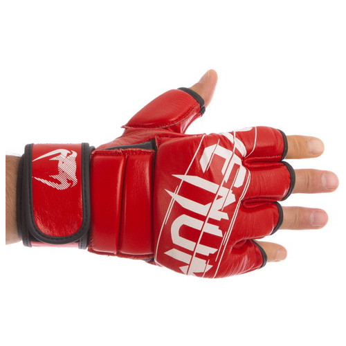 Рукавички для змішаних єдиноборств MMA FDSO VNM VN-0014 M Червоний (37508136) фото №5