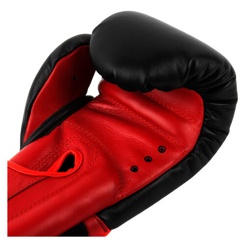 Боксерські рукавички Dozen Dual Impact Training Boxing Gloves Black/Red 14 Oz фото №5
