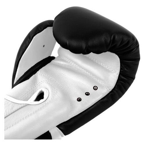 Боксерські рукавички Dozen Dual Impact Training Boxing Gloves Black/White 12 Oz фото №5
