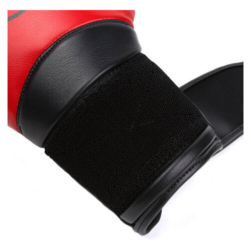 Боксерські рукавички Dozen Dual Impact Training Boxing Gloves Red/Black 12 Oz фото №8