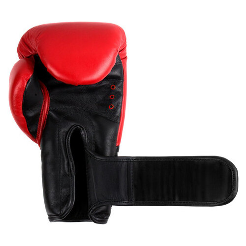 Боксерські рукавички Dozen Dual Impact Training Boxing Gloves Red/Black 12 Oz фото №4